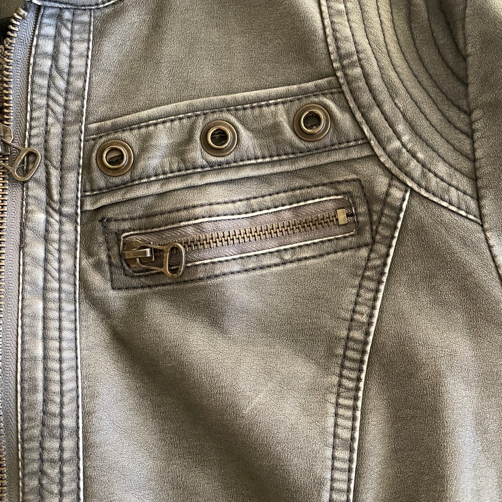 Zenim Gray Patterned Lining Jacket - image 2